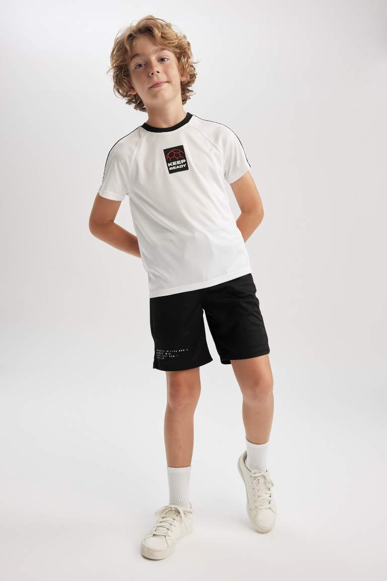 White BOYS & TEENS Oversize Fit Printed Short Sleeve T-Shirt 2851773 ...