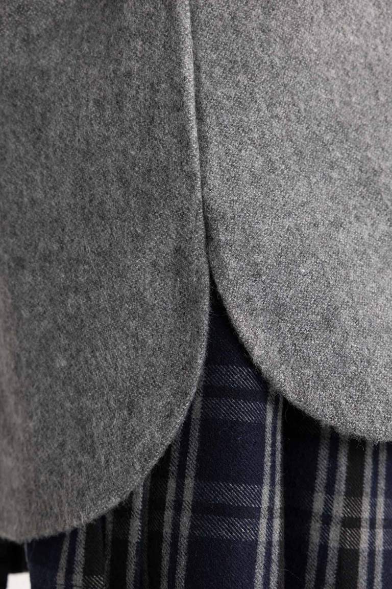Kız Çocuk Oversize Geniş Kalıp Flanel Uzun Kollu Gömlek