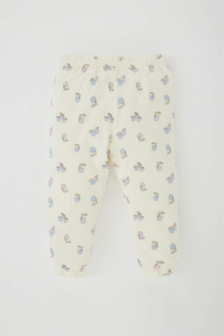 2 piece Regular Fit Crew Neck Fruit Knitted Pyjamas