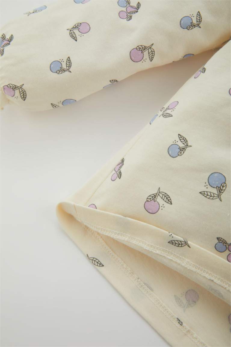 2 piece Regular Fit Crew Neck Fruit Knitted Pyjamas