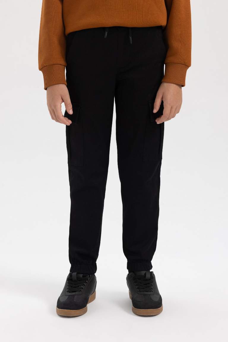 Cargo Jogger Gabardine Trousers