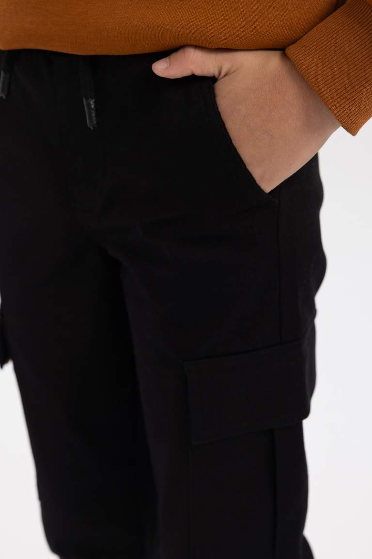 Cargo Jogger Gabardine Trousers