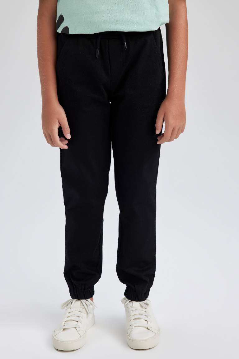 Boy Jogger Jogger Foot Gabardine Trousers