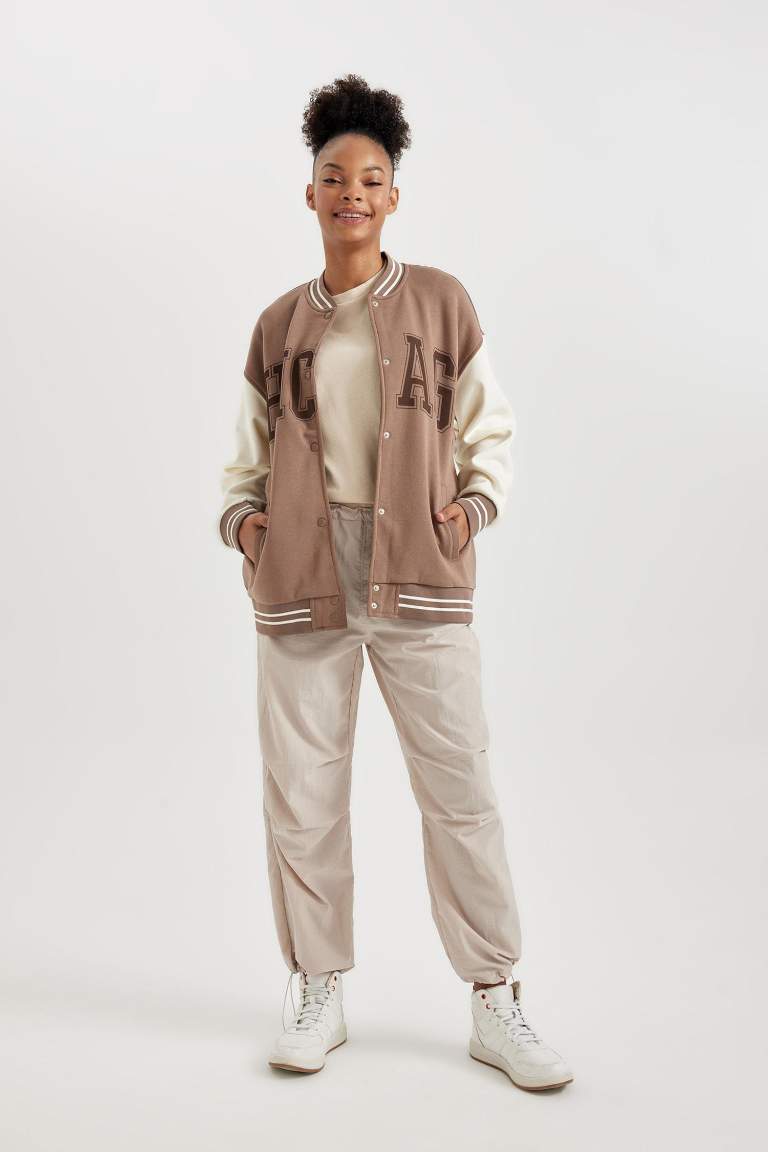 DeFactoFit Standard Fit Pocketed Elastic Banded Long Trousers