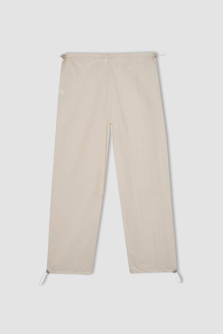 DeFactoFit Standard Fit Pocketed Elastic Banded Long Trousers