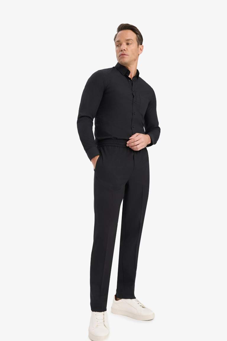 Jogger Fit Düz Paça Her Yöne Esneyen Pantolon