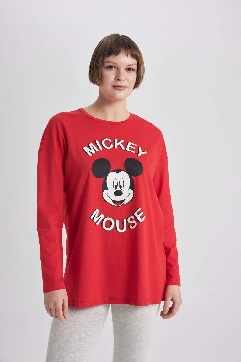 Fall in Love Disney Mickey & Minnie Лицензиялық үлкен пішім дөңгелек жаға 2 Трикотаж Жиынтықтары