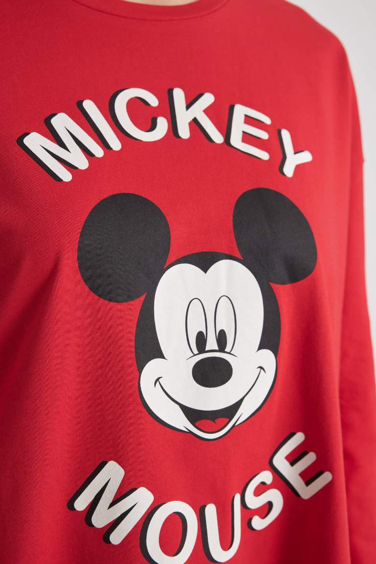 Fall in Love Disney Mickey & Minnie Лицензиялық үлкен пішім дөңгелек жаға 2 Трикотаж Жиынтықтары