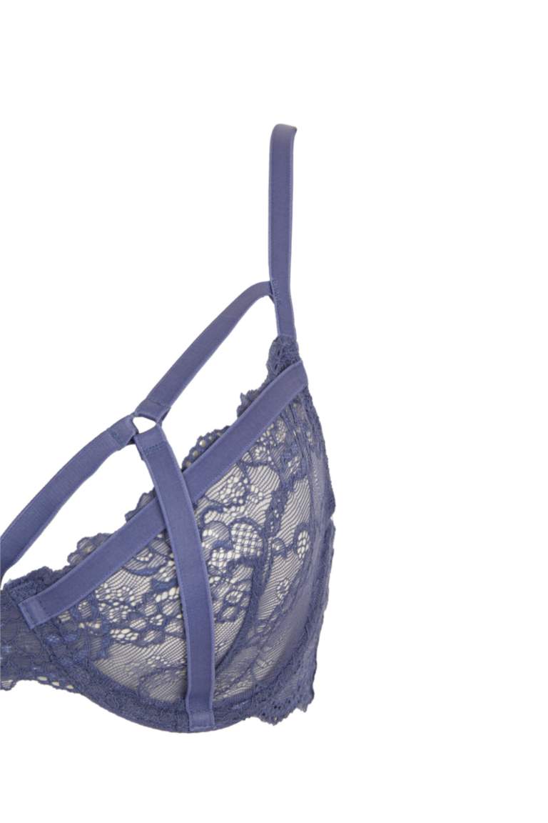 Purple WOMAN Fall in Love Full Lace Bra 2902386 | DeFacto