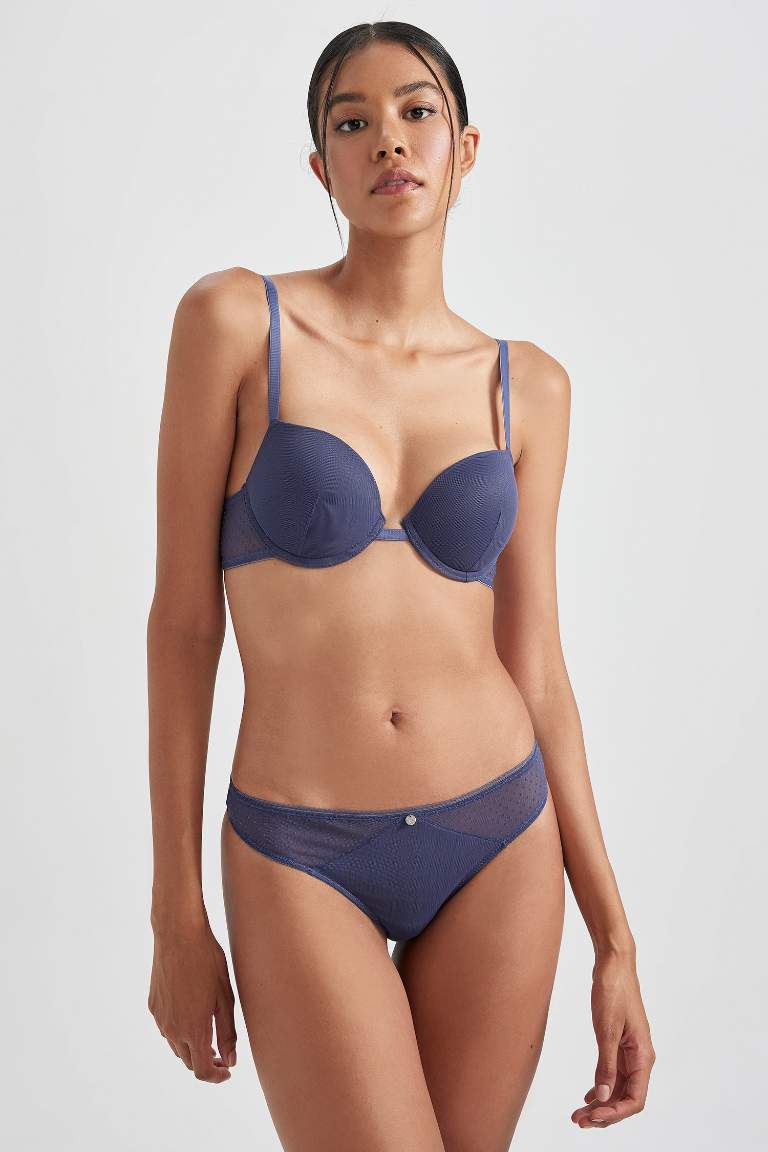 Fall in Love Dantelli Dolgulu Push Up Balenli Bra