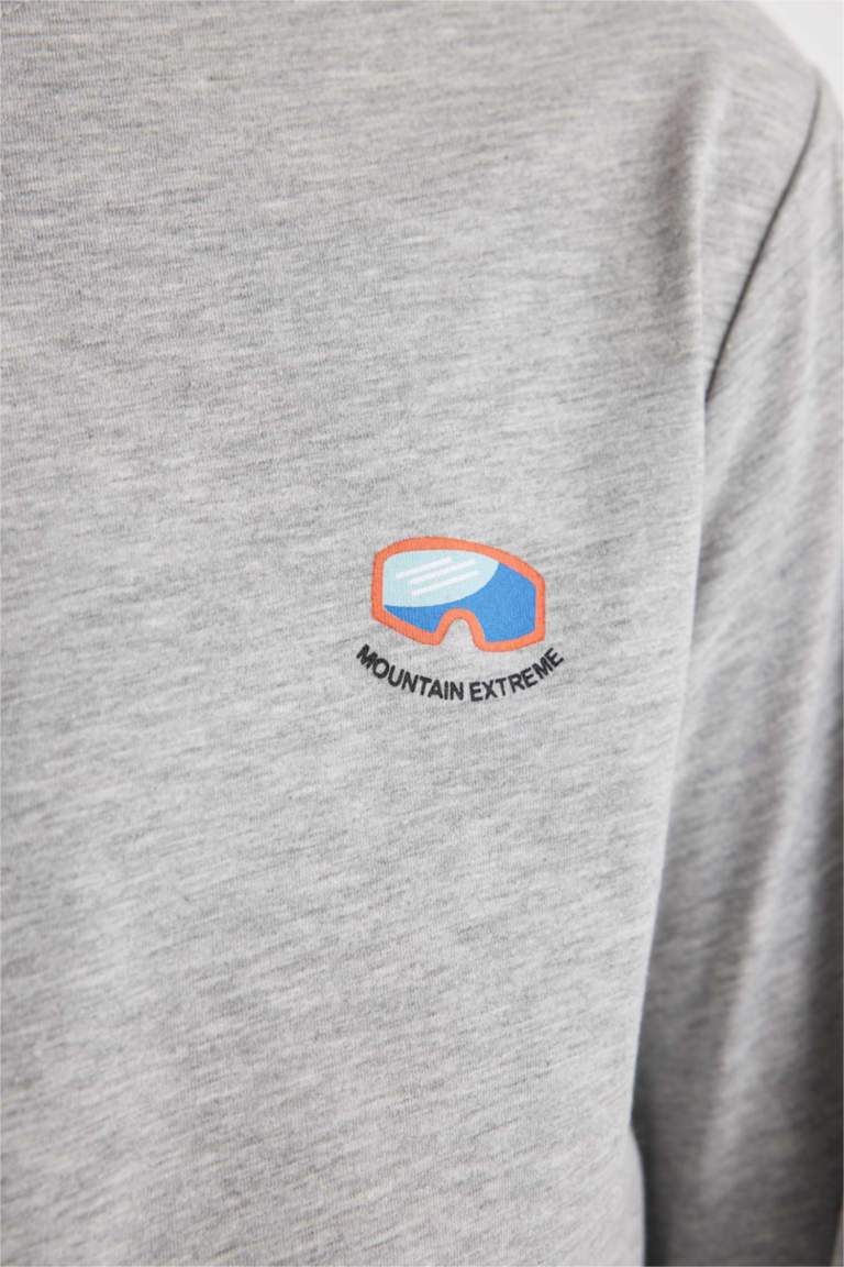 طقم قصة عادية كم طويل من قطعتين