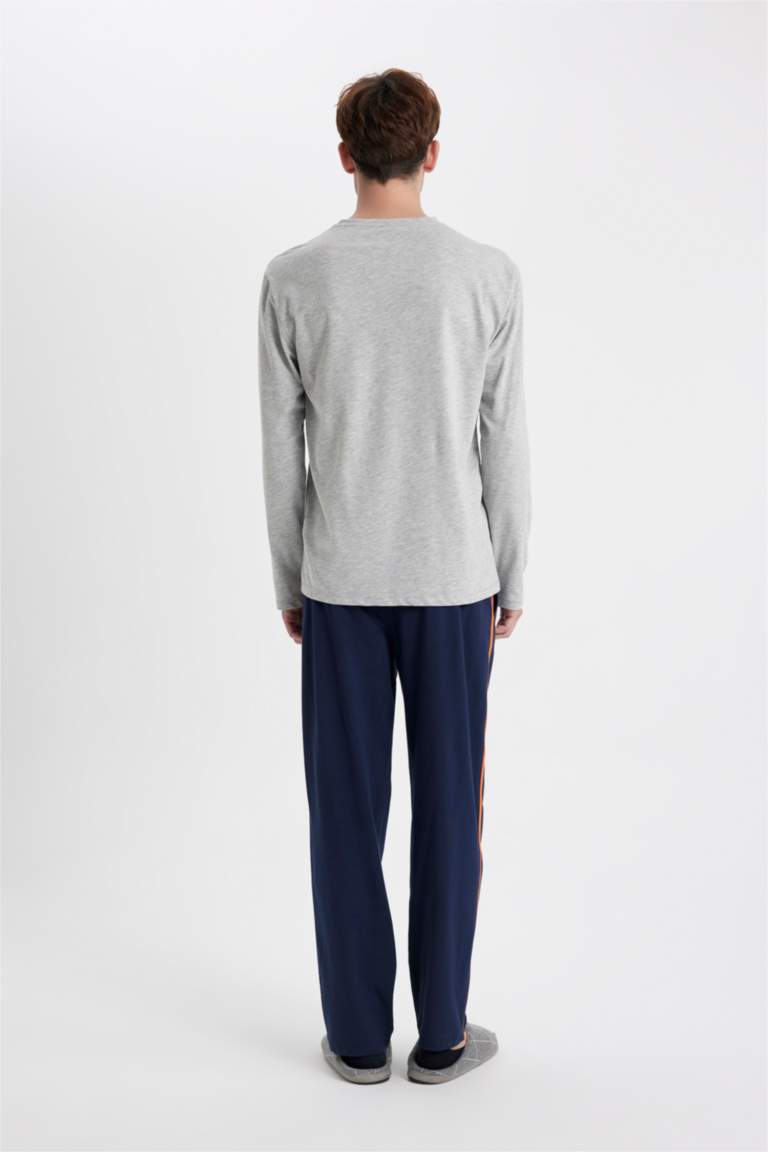 طقم قصة عادية كم طويل من قطعتين