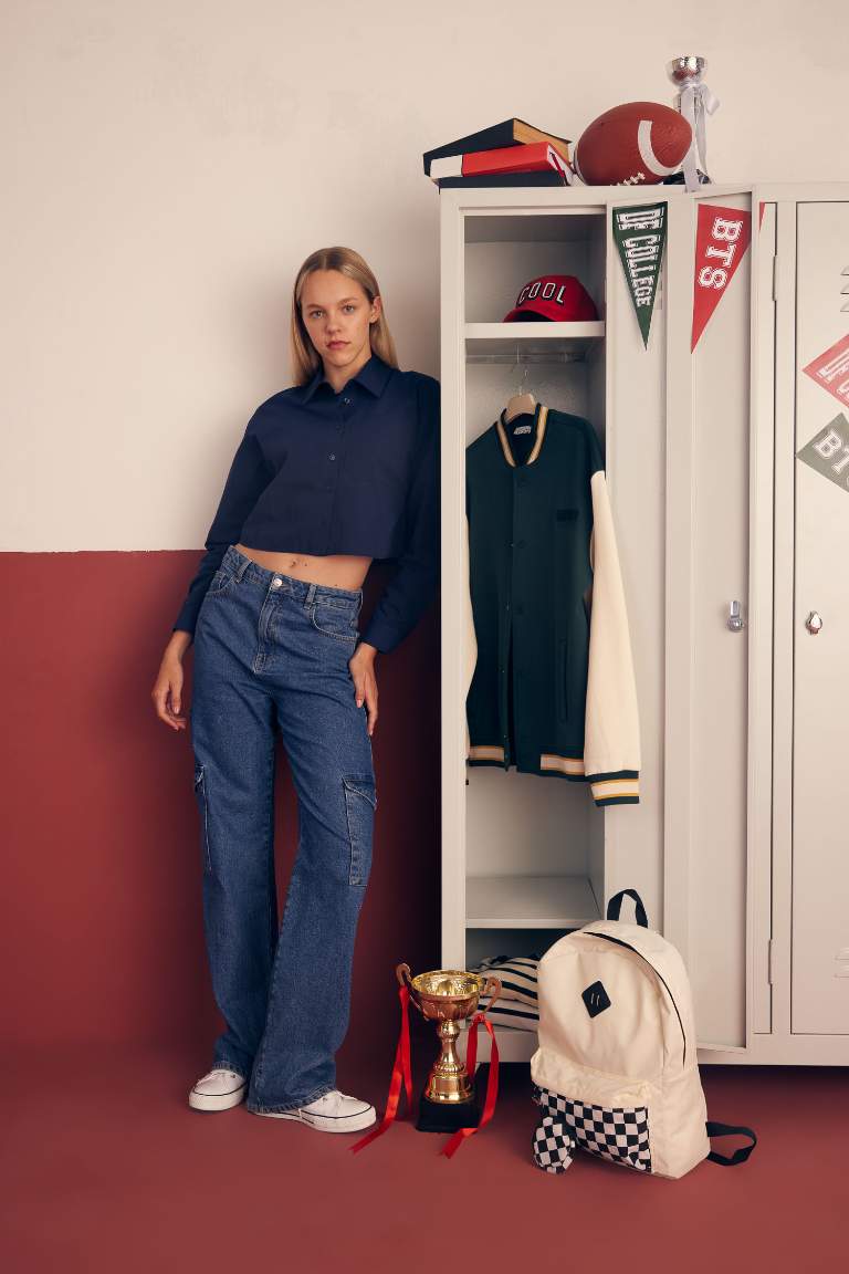 90's Wide Leg Yüksek Bel Geniş Paça Uzun Jean Pantolon