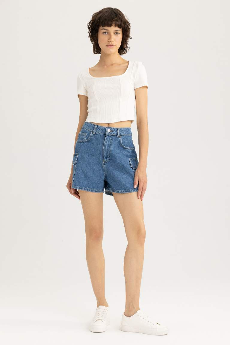 Mom Fit High waist Shorts