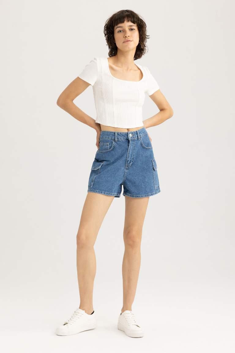 Mom Fit High waist Shorts