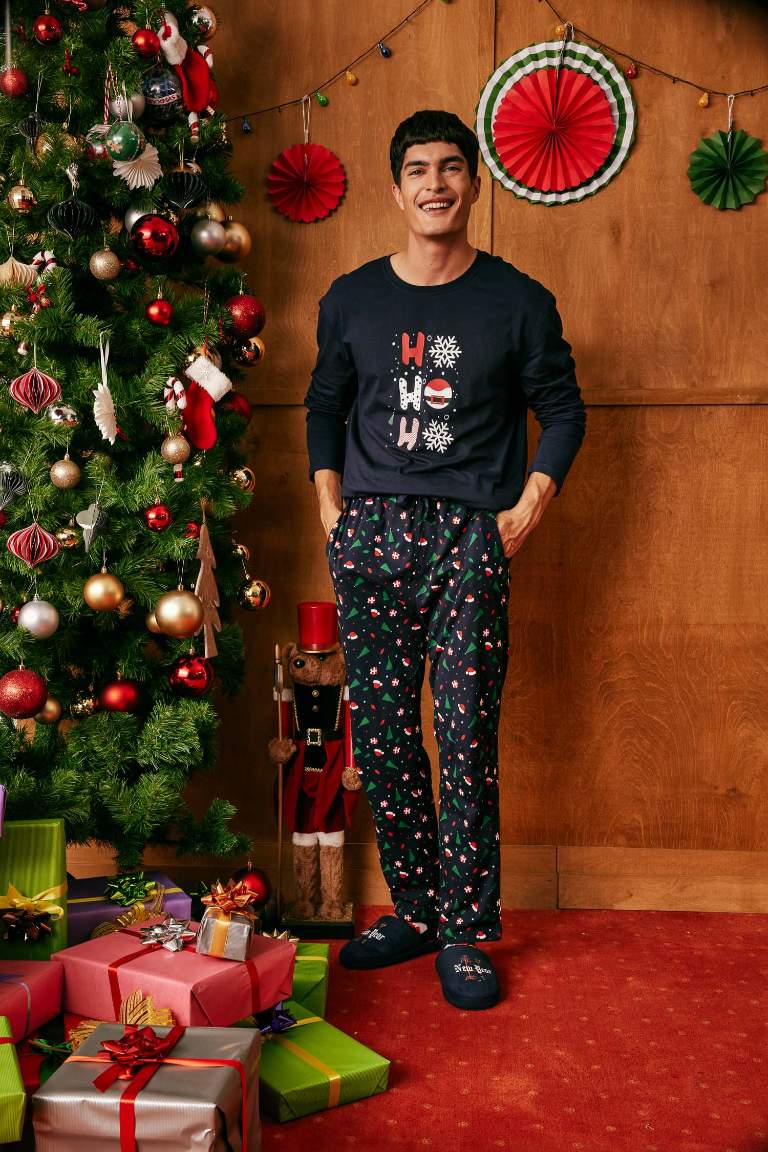 Regular Fit Uzun Kollu Pijama Takımı