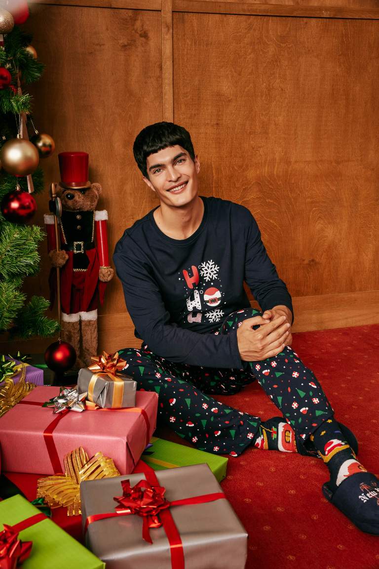 Regular Fit Uzun Kollu Pijama Takımı