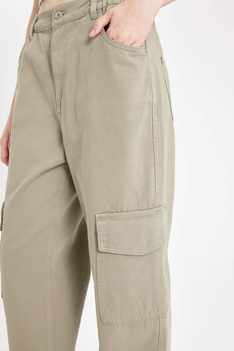 Cargo Jogger Gabardine Trousers