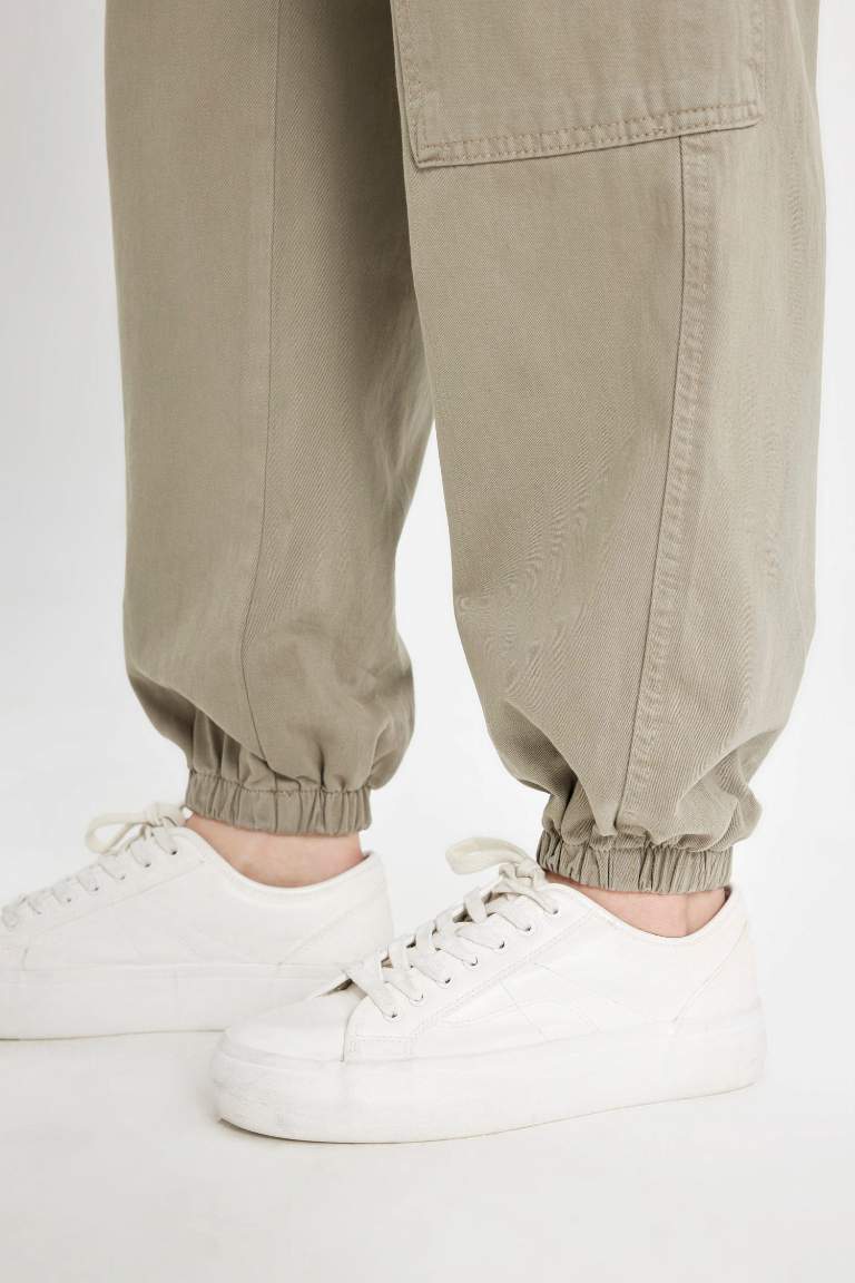 Cargo Jogger Gabardine Trousers