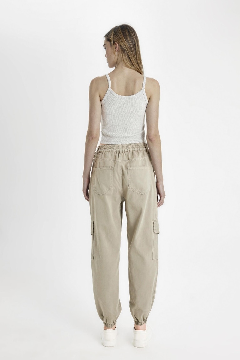 Cargo Jogger Gabardine Trousers