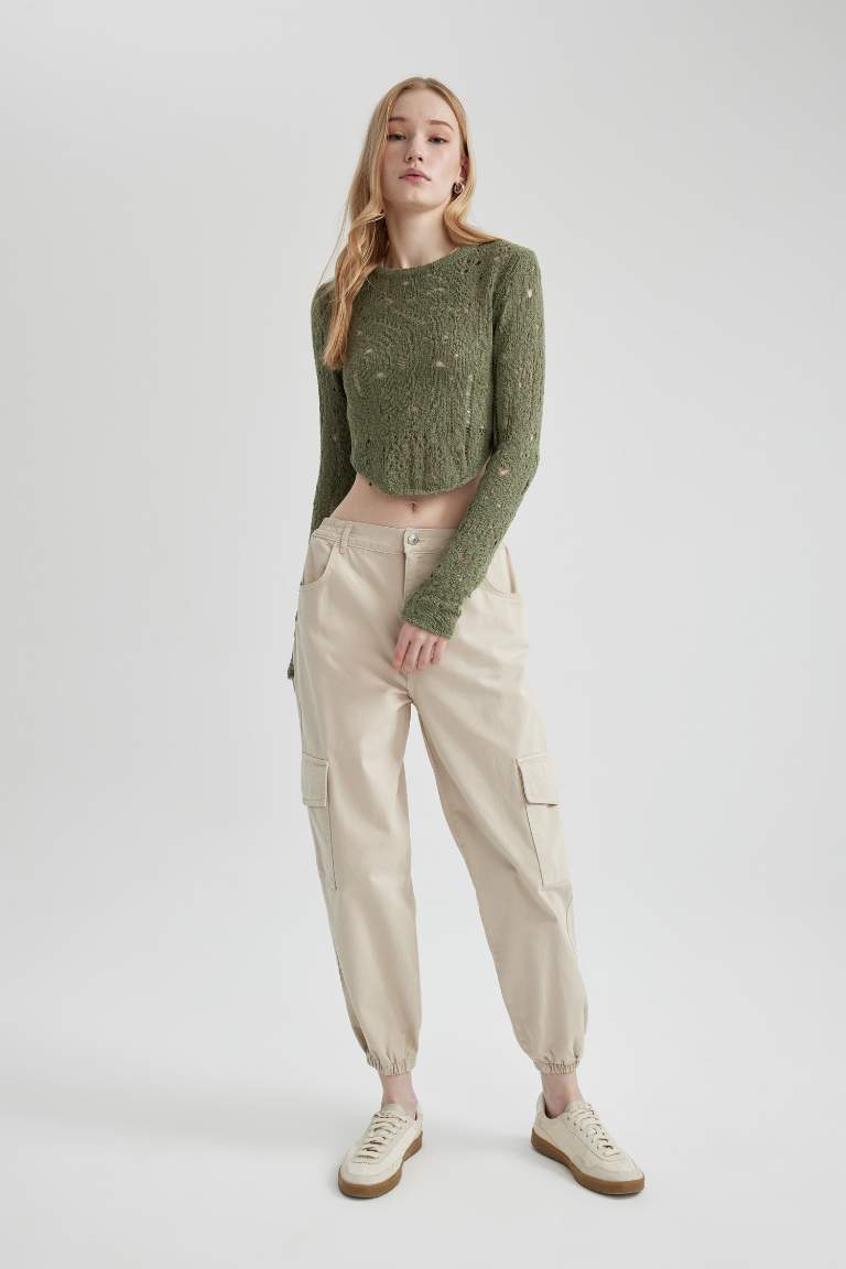 Cargo Jogger Gabardine Trousers