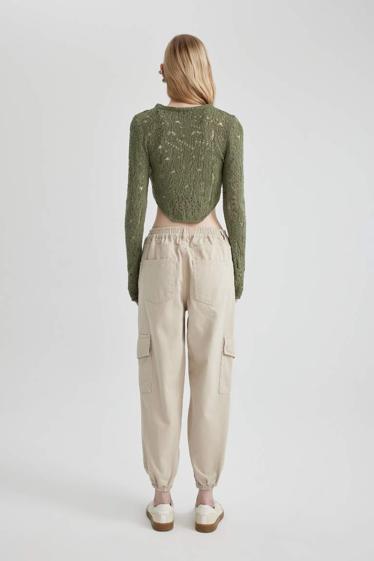 Cargo Jogger Gabardine Trousers