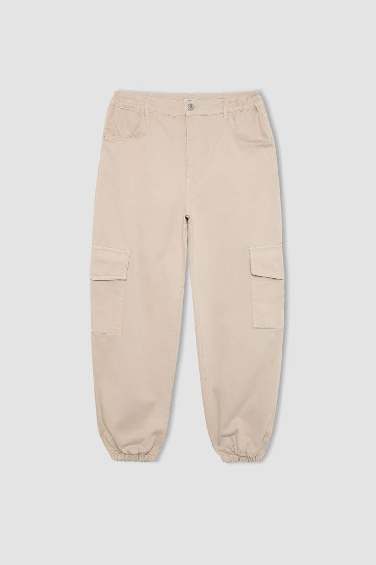 Cargo Jogger Gabardine Trousers