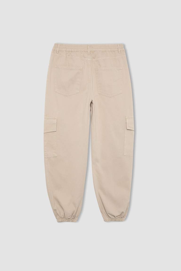 Cargo Jogger Gabardine Trousers