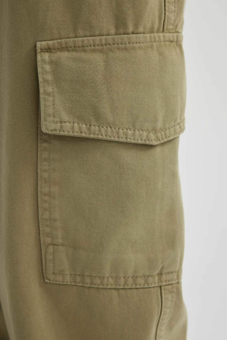 Cargo Jogger Gabardine Trousers