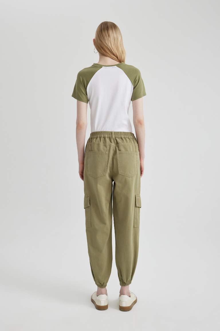 Cargo Jogger Gabardine Trousers