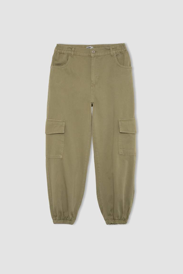 Cargo Jogger Gabardine Trousers