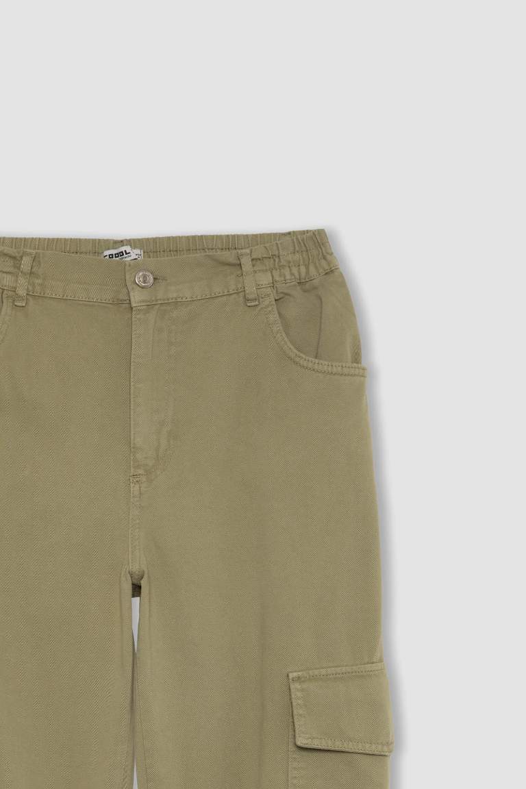 Cargo Jogger Gabardine Trousers