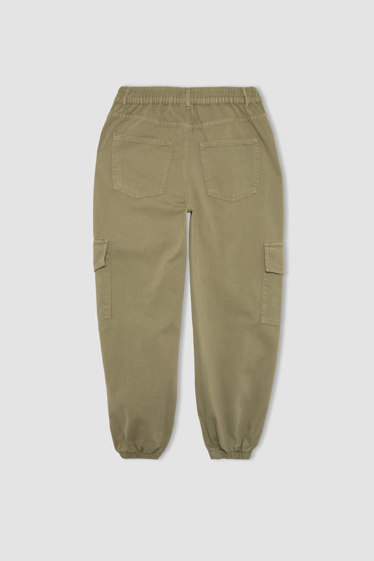 Cargo Jogger Gabardine Trousers