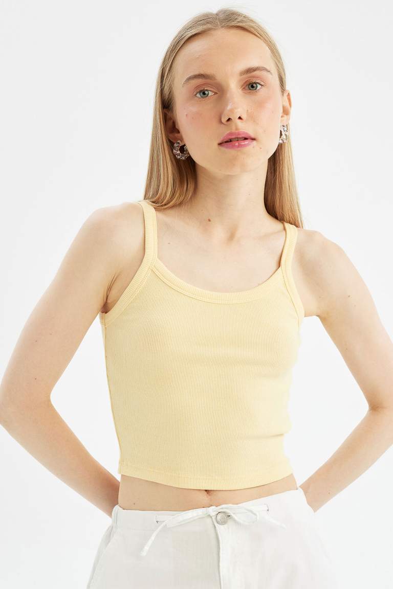 Fitted Corduroy Tank Top