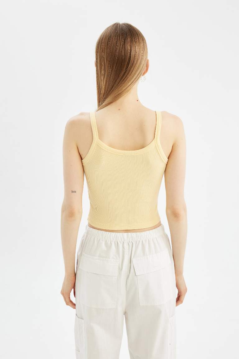 Fitted Corduroy Tank Top