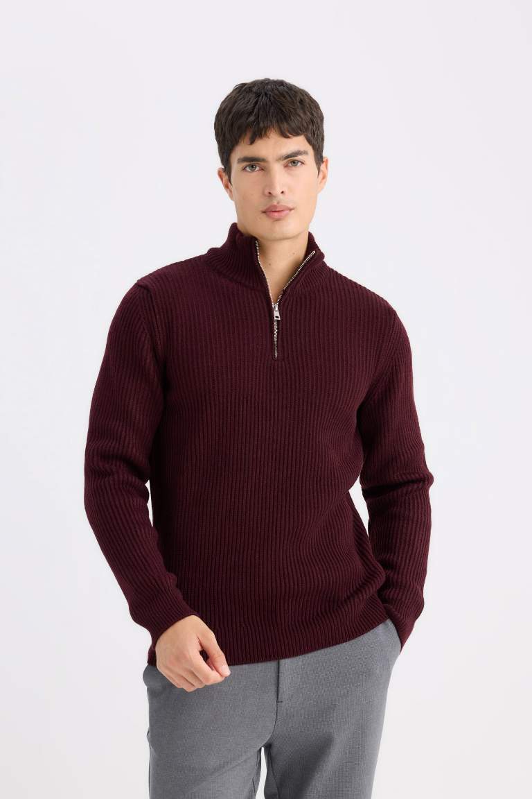 Standard Fit Turtleneck Knitwear Pullover