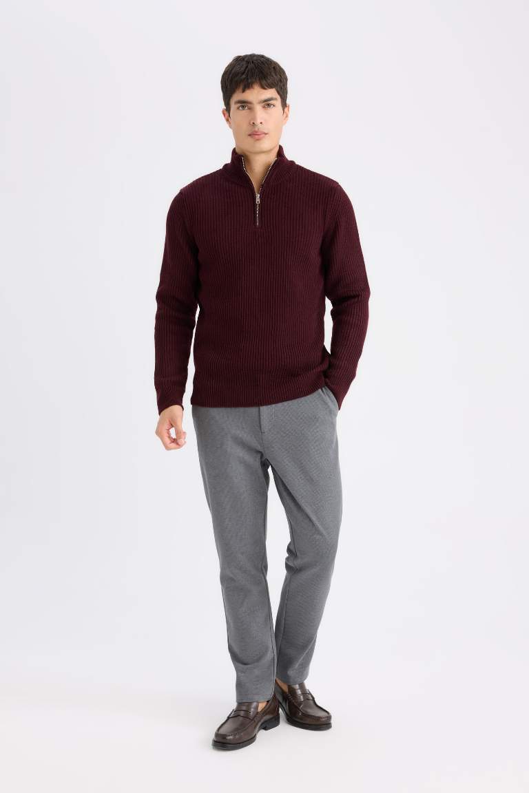 Standard Fit Turtleneck Knitwear Pullover