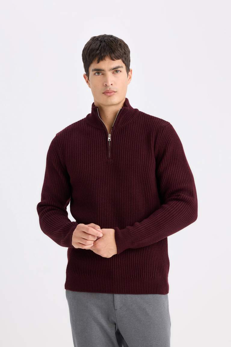 Standard Fit Turtleneck Knitwear Pullover