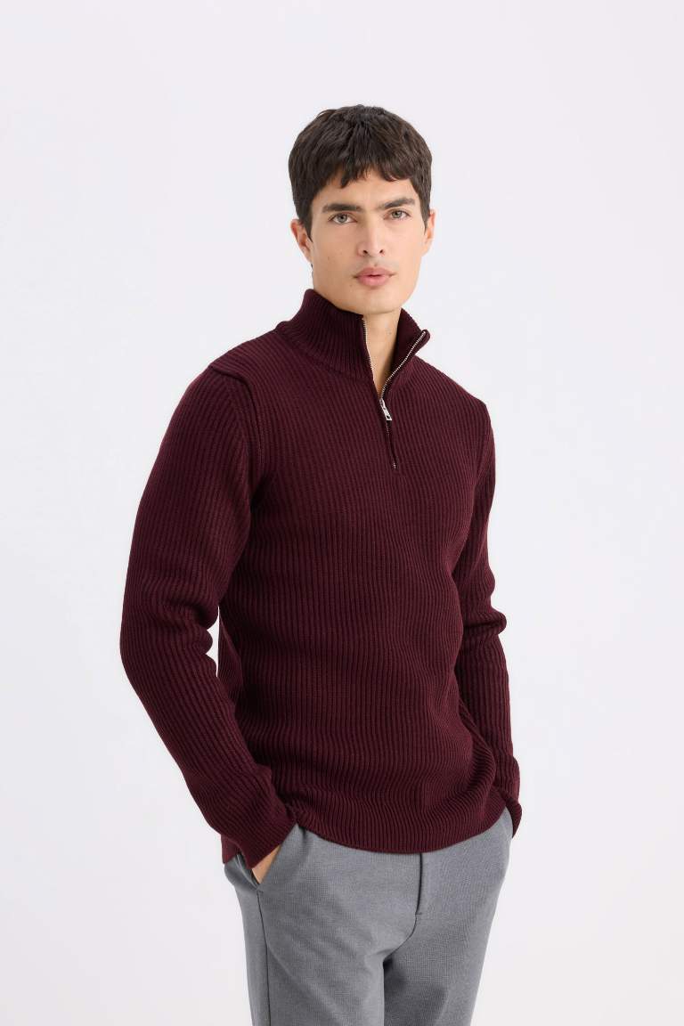 Standard Fit Turtleneck Knitwear Pullover