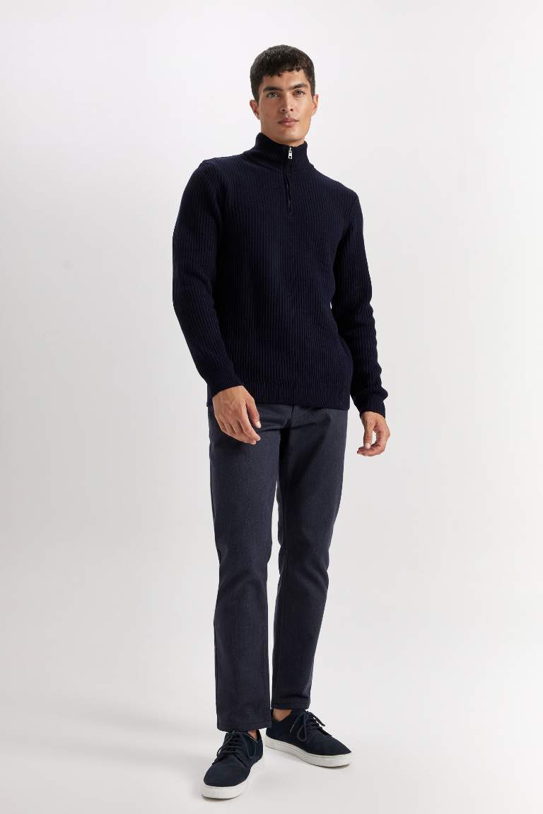 Standard Fit Turtleneck Knitwear Pullover