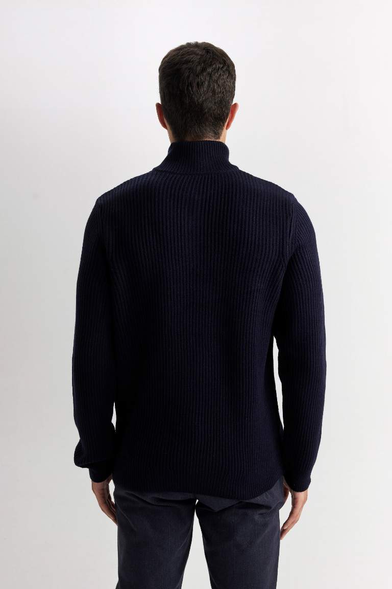 Standard Fit Turtleneck Knitwear Pullover