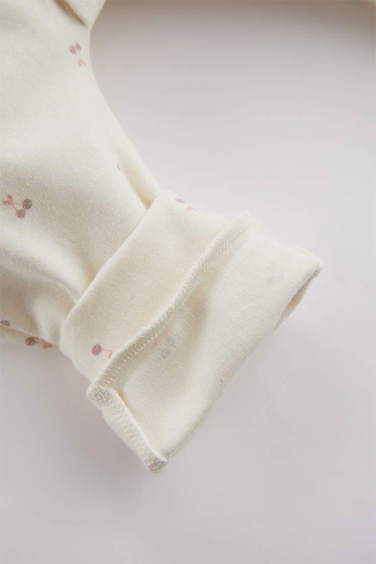 جمبسوت بناتي بريميوم برسمة الفاكهة وأزرار كبس