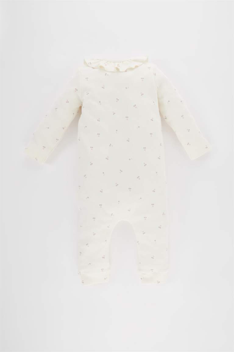 جمبسوت بناتي بريميوم برسمة الفاكهة وأزرار كبس