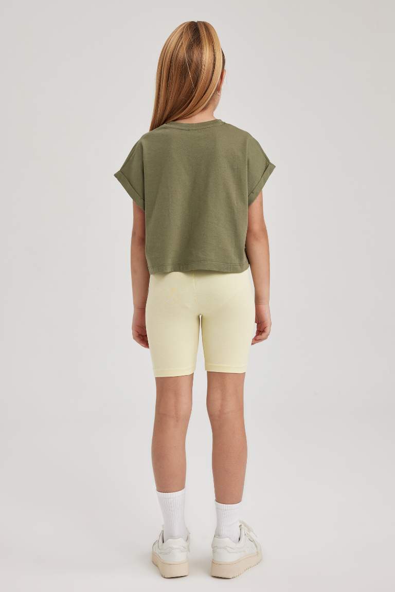 طقم بناتي ستريج وتيشيرت - قطعتين