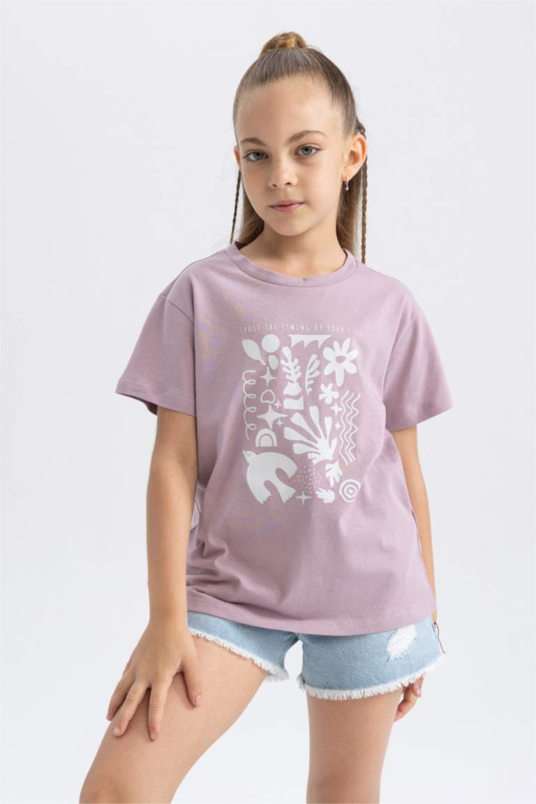 Қыздарға қысқа жеңді Қысқа жеңді футболка