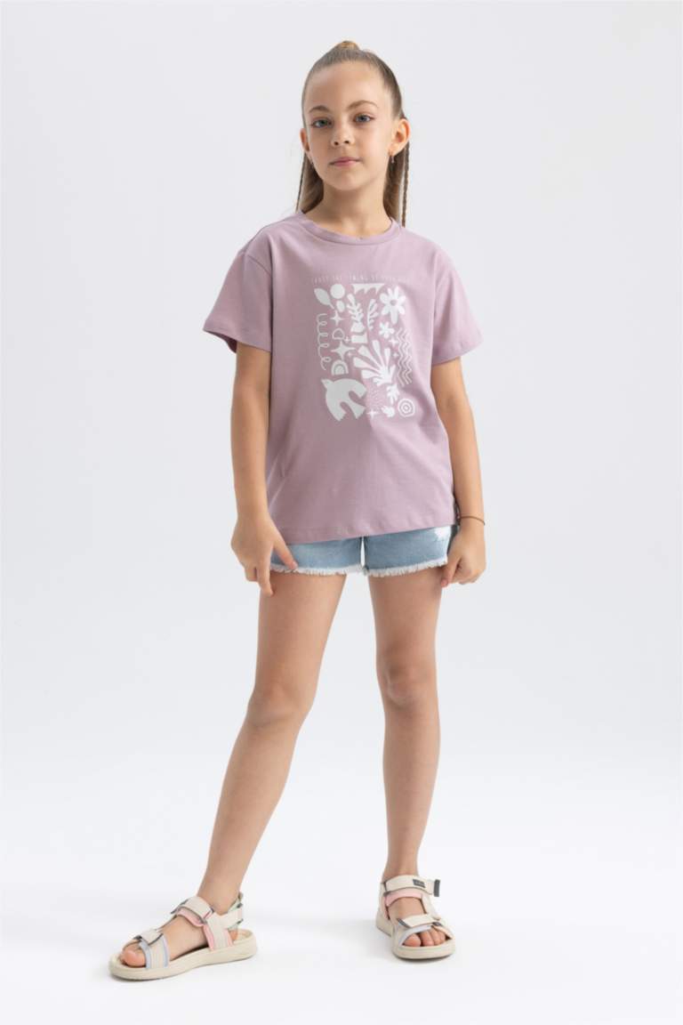 Қыздарға қысқа жеңді Қысқа жеңді футболка