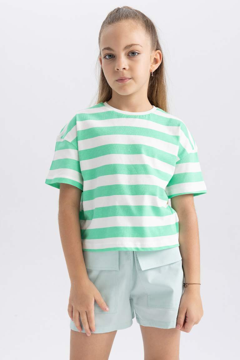 Crop Short Sleeve T-Shirt