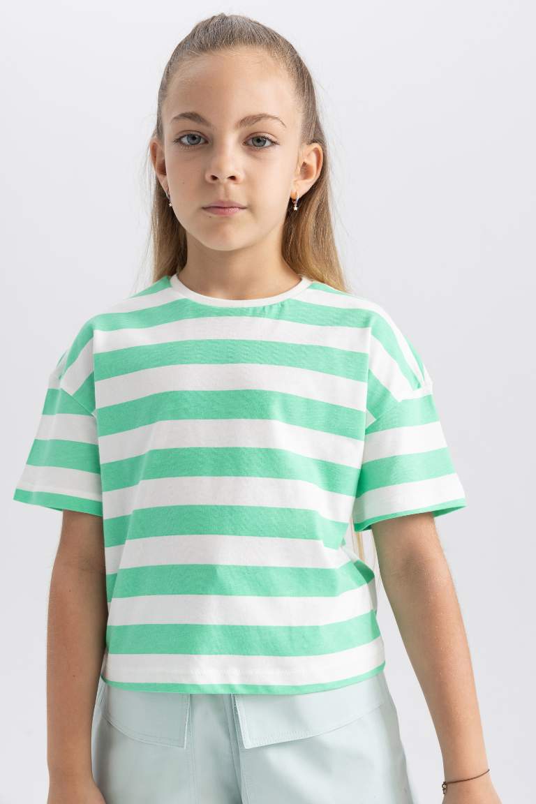 Crop Short Sleeve T-Shirt