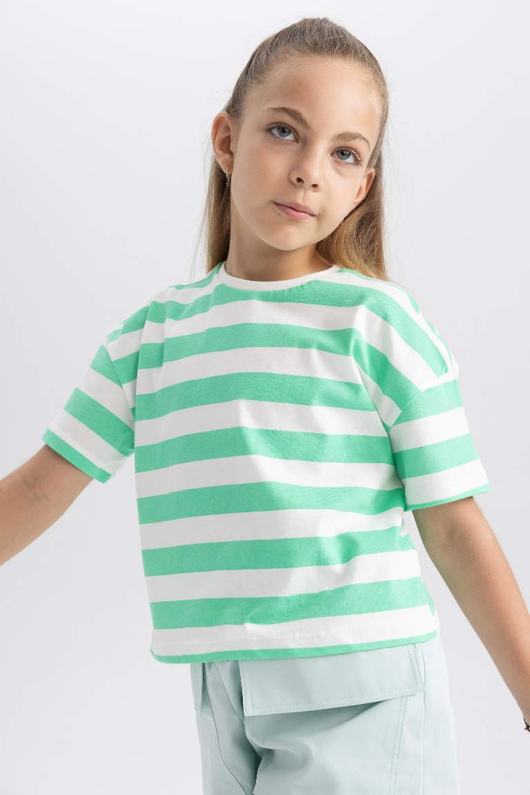 Crop Short Sleeve T-Shirt