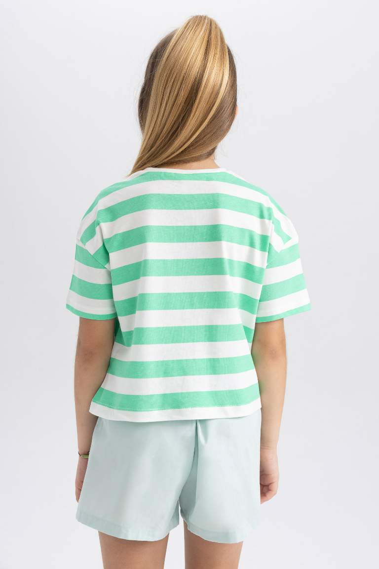 Crop Short Sleeve T-Shirt